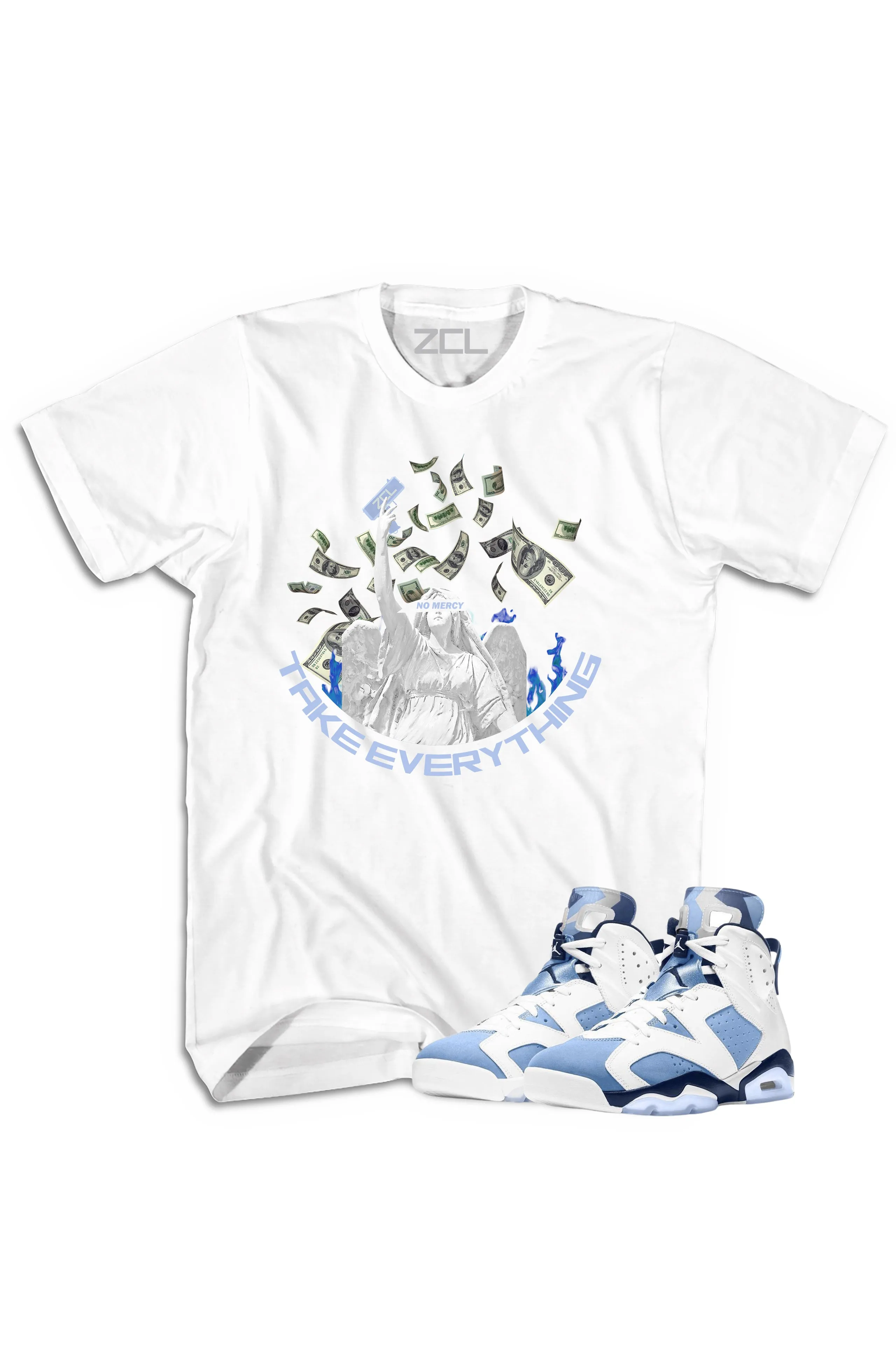 Air Jordan 6 "Take Everything" Tee UNC White