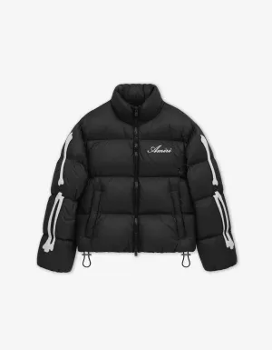 Amiri Black Bones Down Jacket