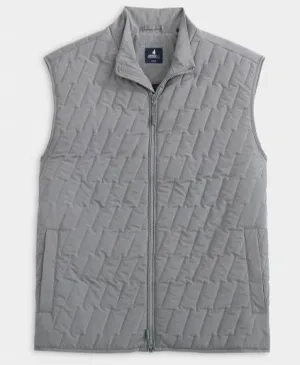 Belfry Quilted Puffer Vest in Concrete by Johnnie-O