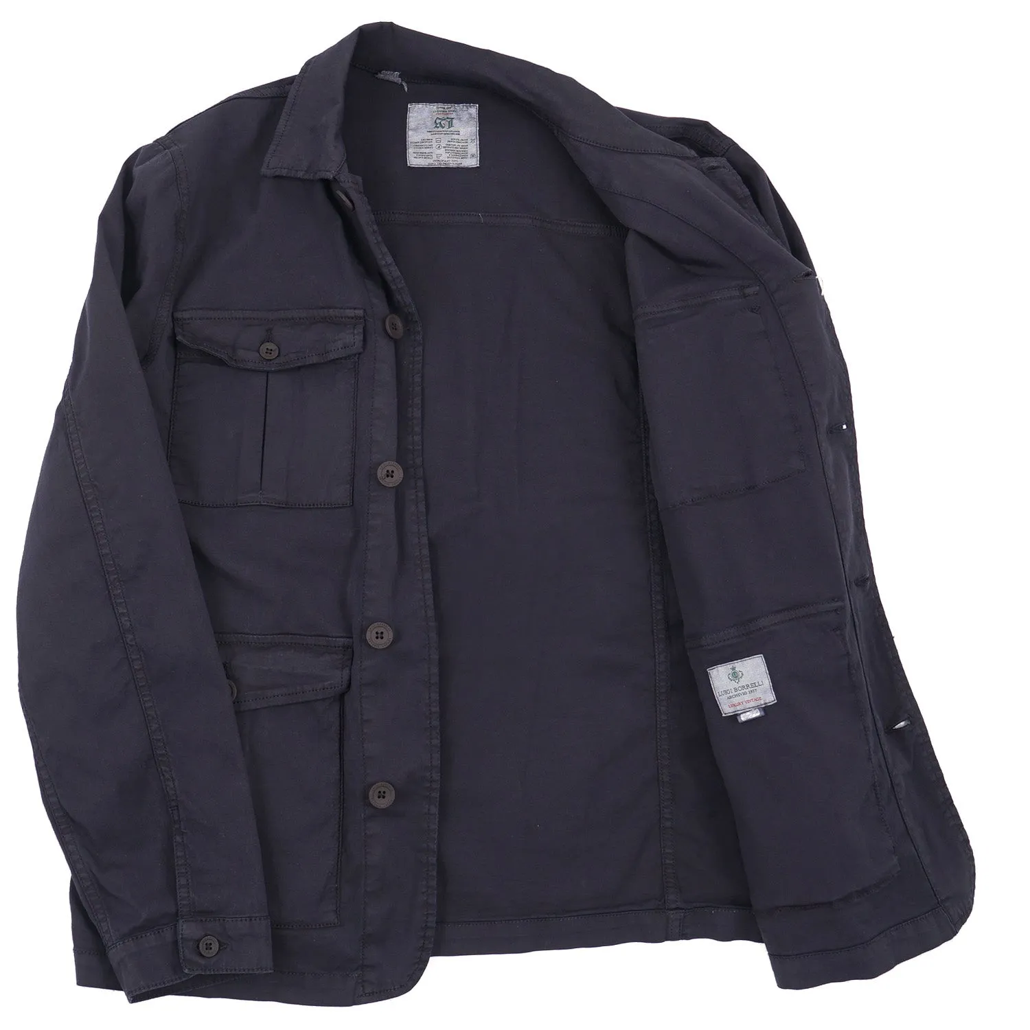 Borrelli Lightweight Unlined Cotton Field Jacket