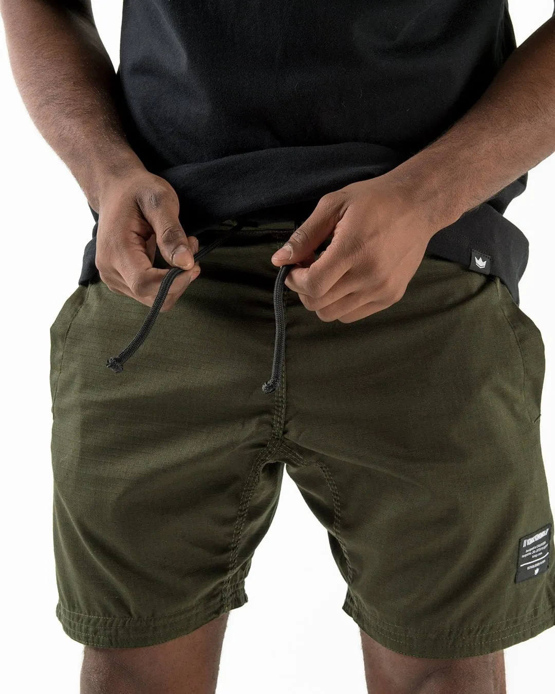 Casual Gi Shorts - Military Green