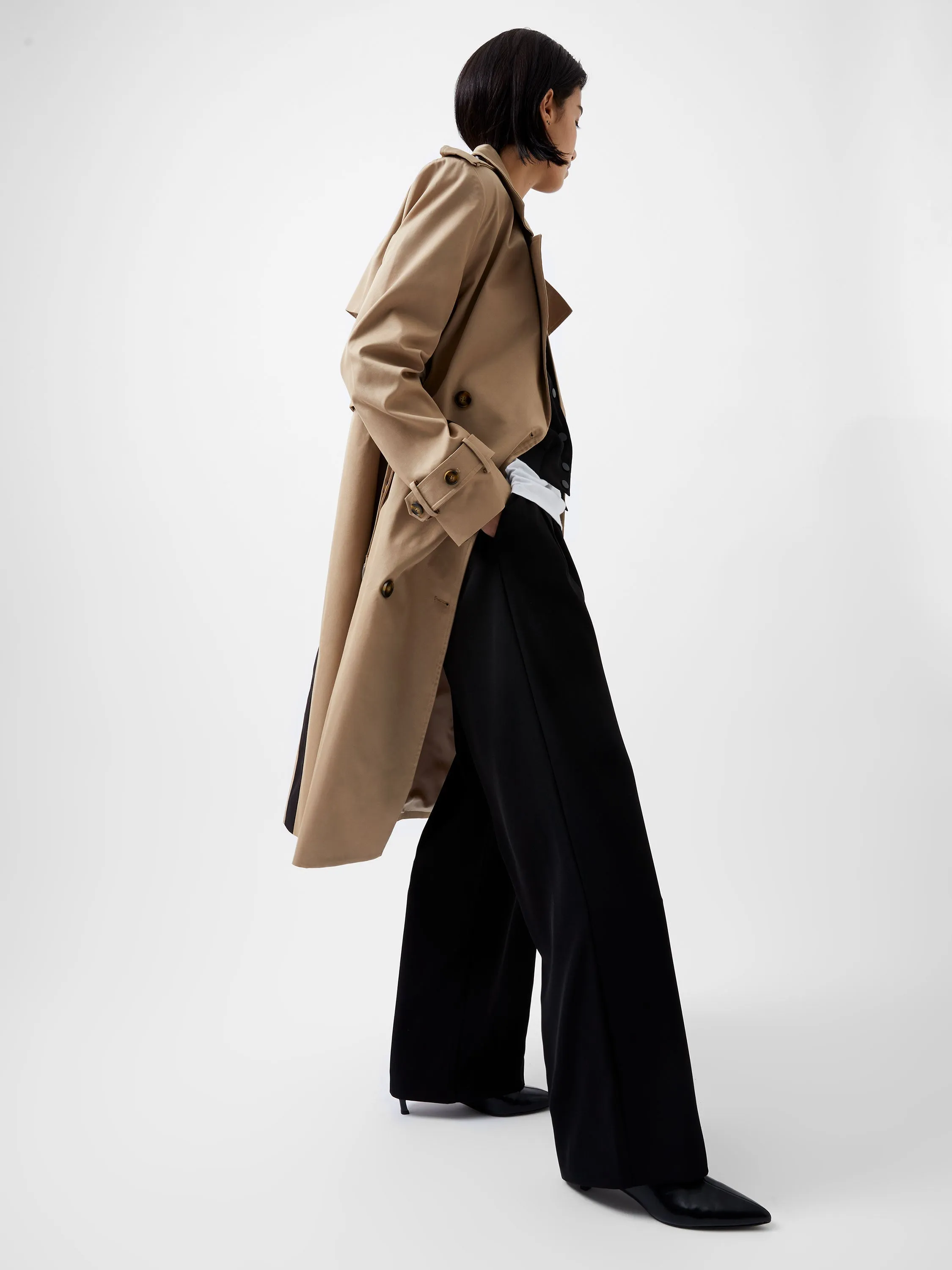 Coco Twill Trench Coat