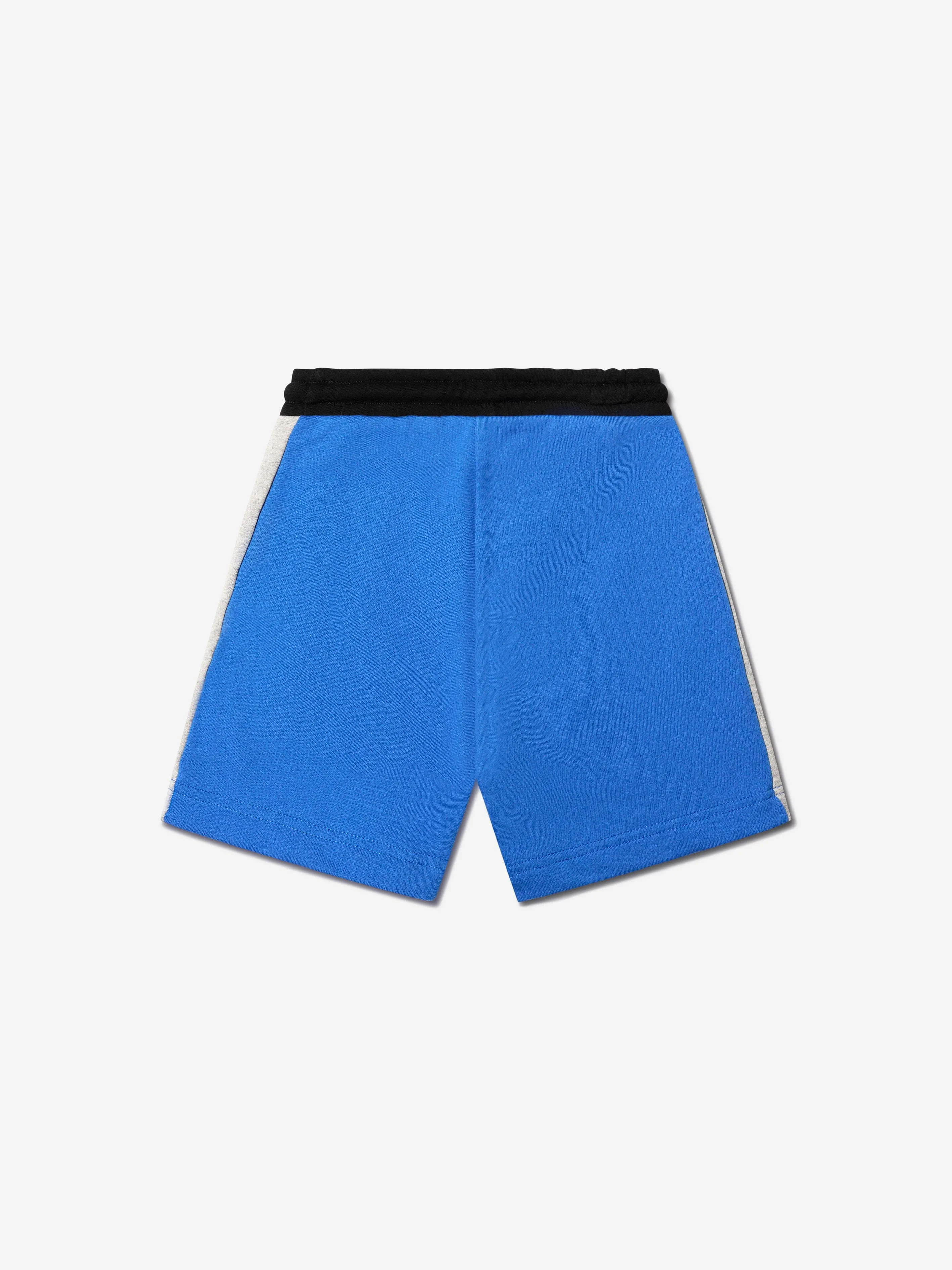 Diesel Boys Tricolour Jogger Shorts in Blue