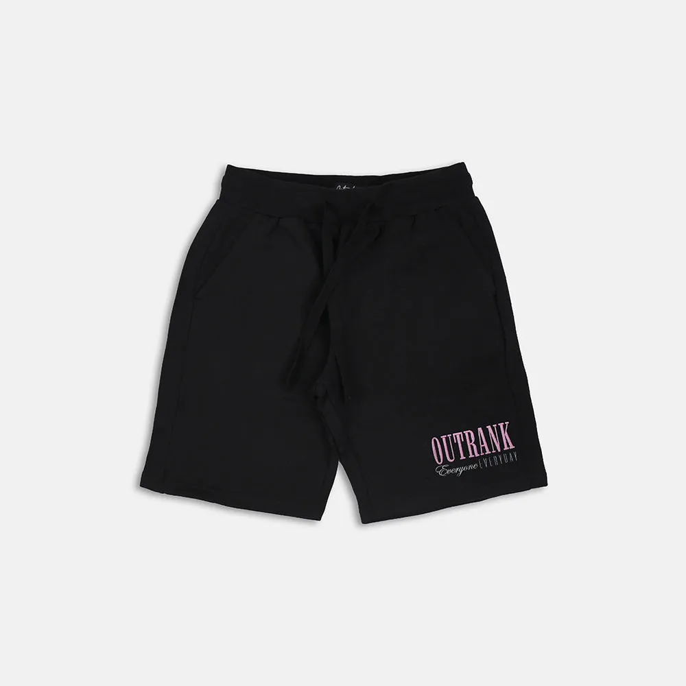 Everyone Embroidered Fleece Shorts