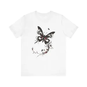 Flower Golden Butterfly Dreams T Shirt