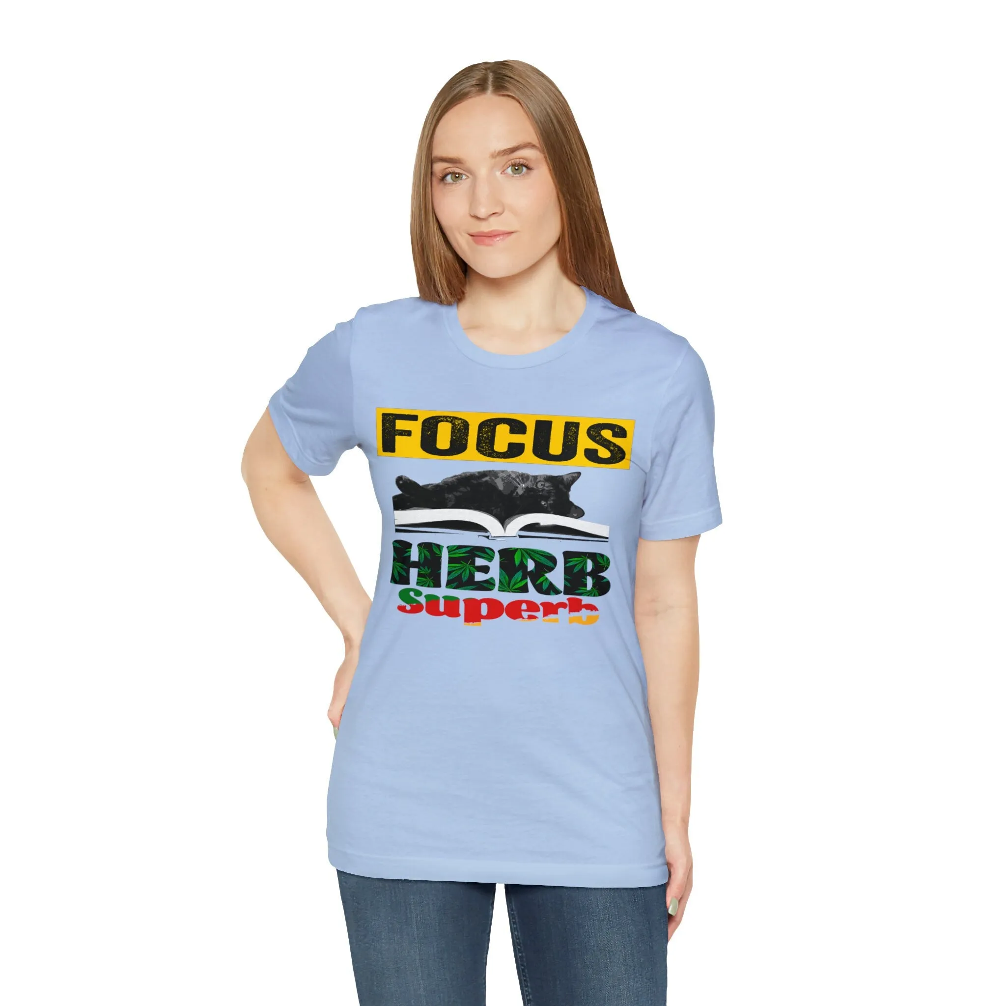 Focus T-shirt | Herb Tees Etsy M23 designs cute funny graphics apparel for summer beach dress | Superb T-shirt