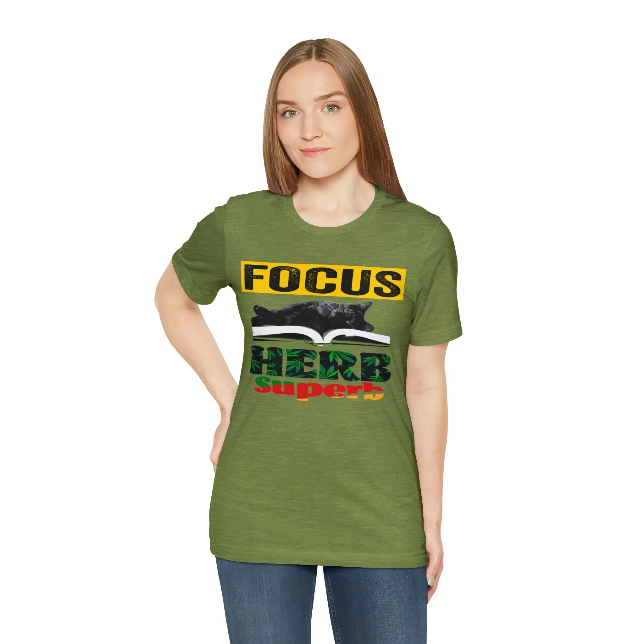 Focus T-shirt | Herb Tees Etsy M23 designs cute funny graphics apparel for summer beach dress | Superb T-shirt