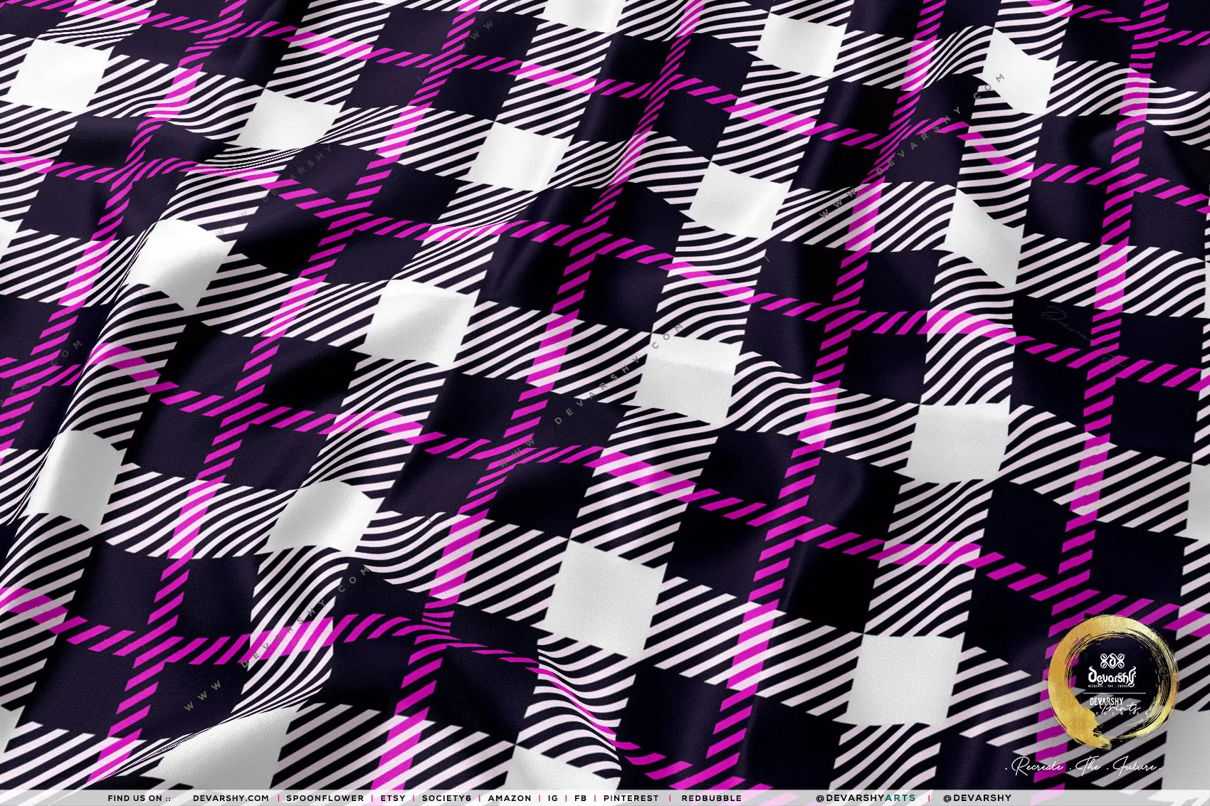 Gingham Checks Apparel Fabric 3Meters , 6 Designs | 8 Fabrics Option | Plaid Fabric By the Yard | 036