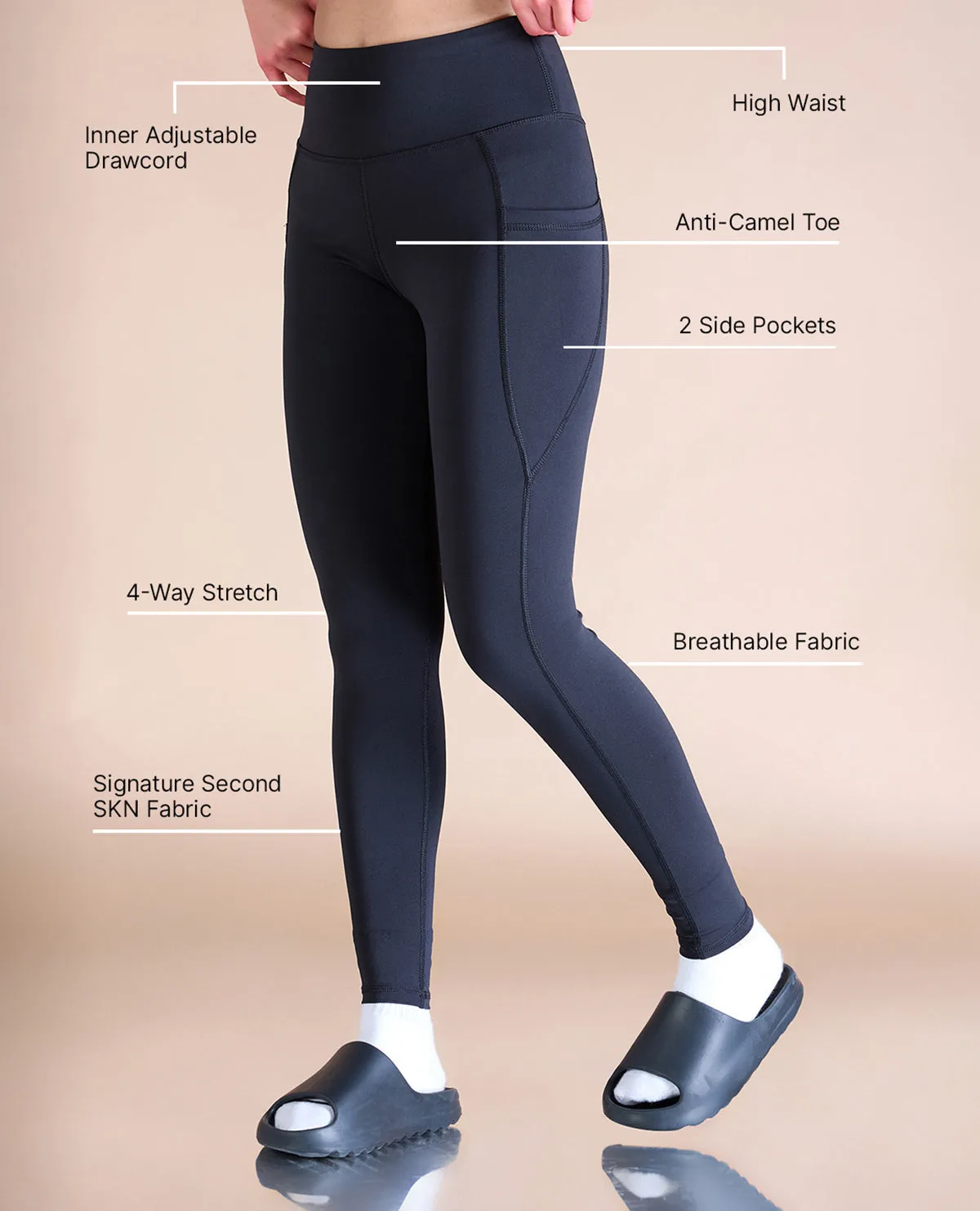 High Waisted Stretchable Leggings