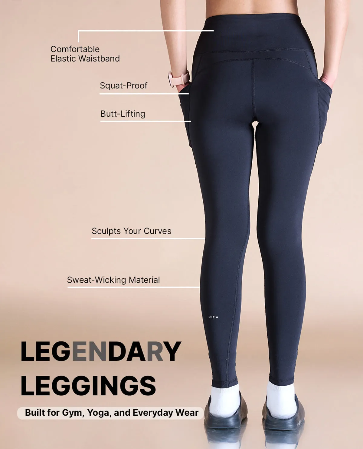 High Waisted Stretchable Leggings