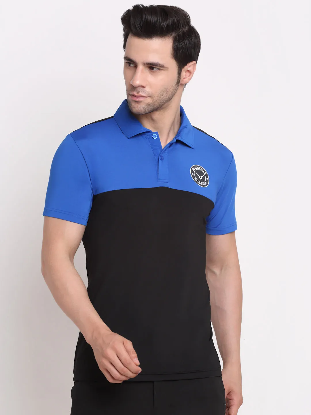 Invincible Men’s Color Block Polo Tee