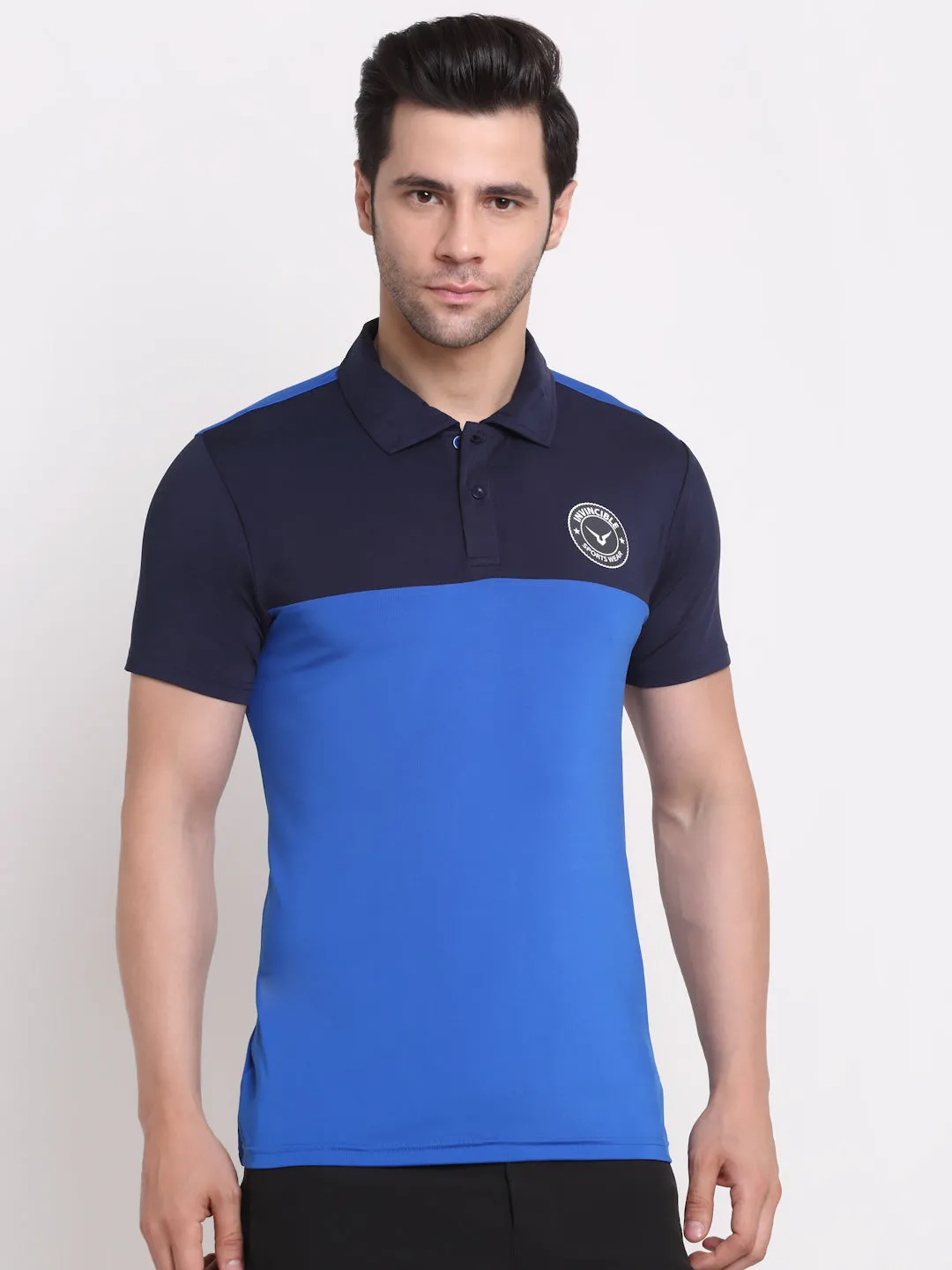 Invincible Men’s Color Block Polo Tee