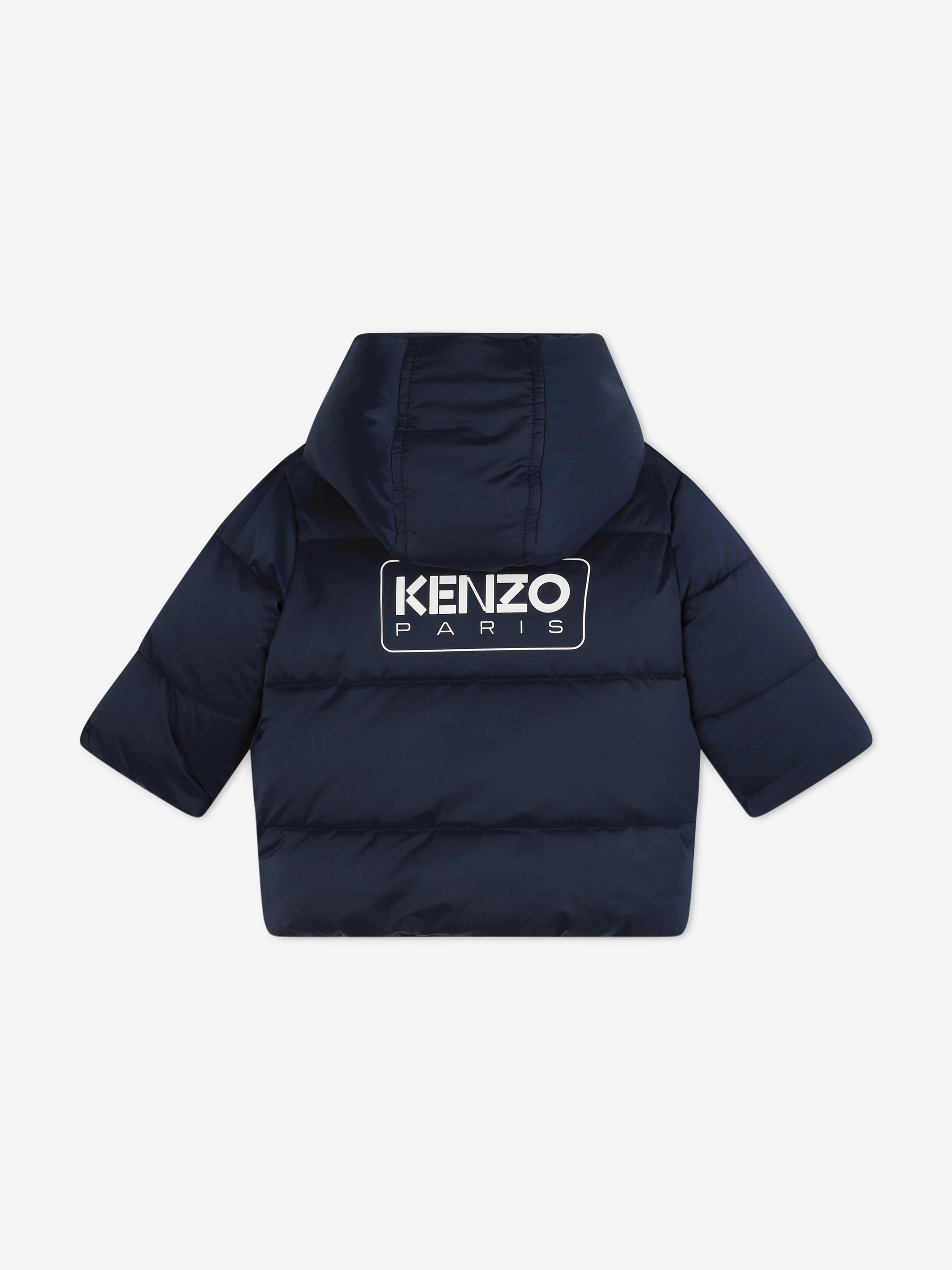 KENZO Baby Boys Reversible Puffer Jacket in Navy