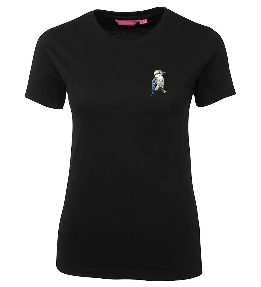 Kookaburra Left Chest Logo Ladies T-Shirt (Colour Choice)