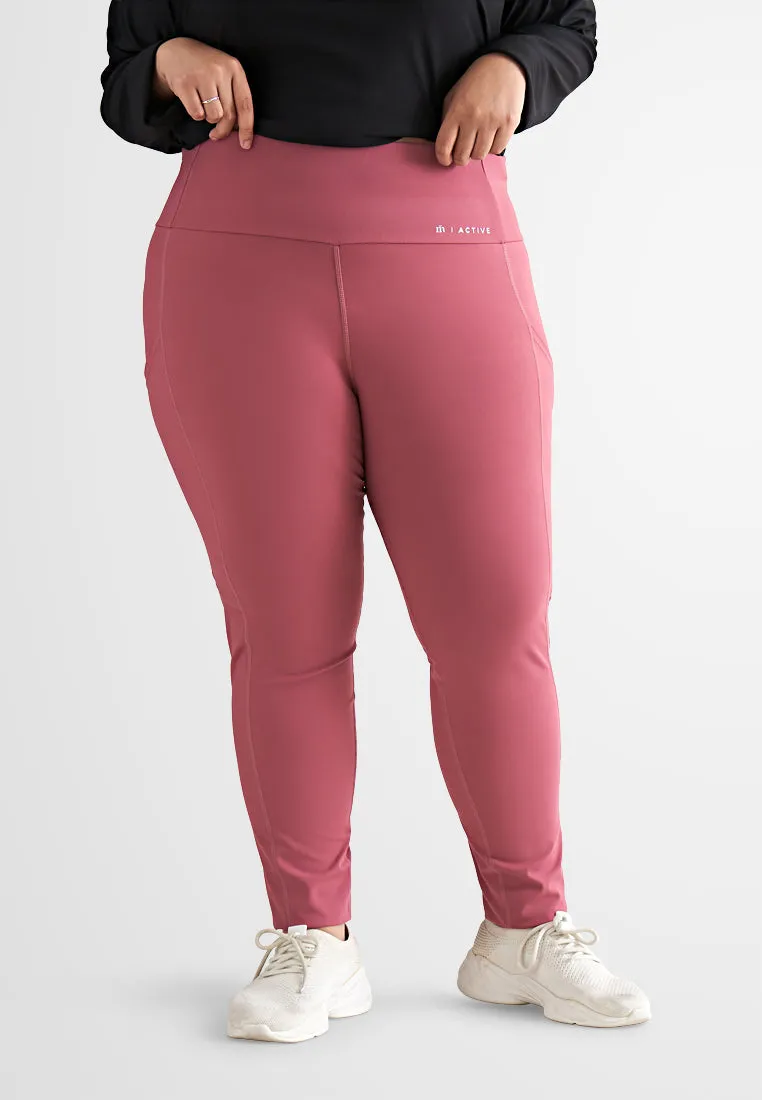 Living High-waisted Activewear Pocket Leggings - Pink