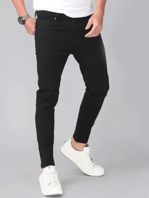 Mens Black Slim Fit Jeans Pant