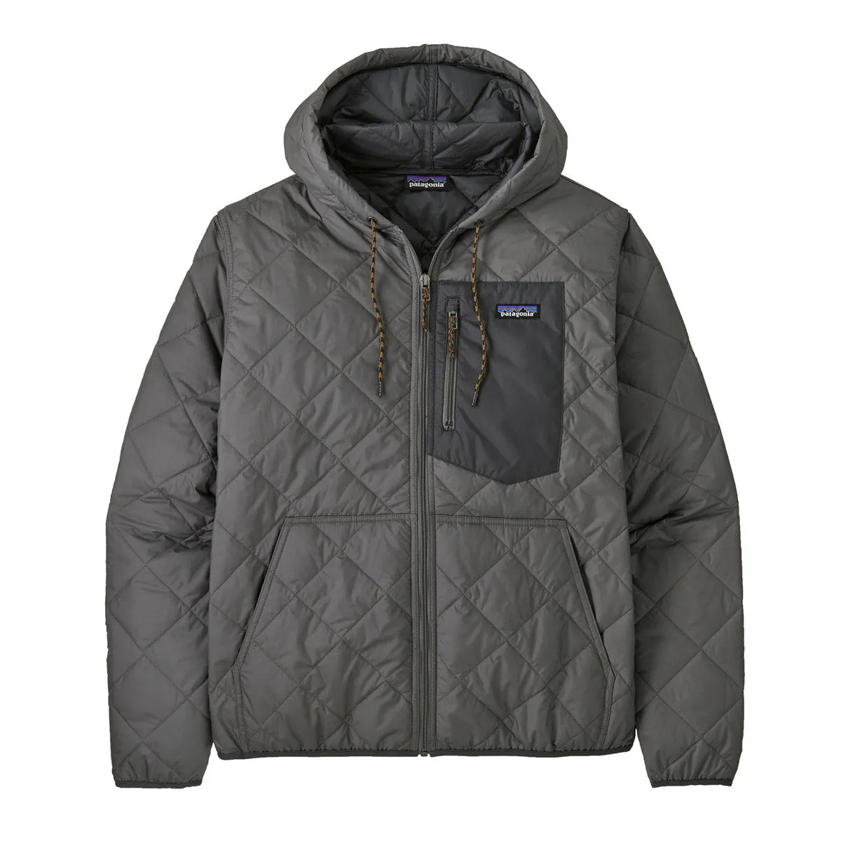 Men's Diamond Quilted Bomber Hoody