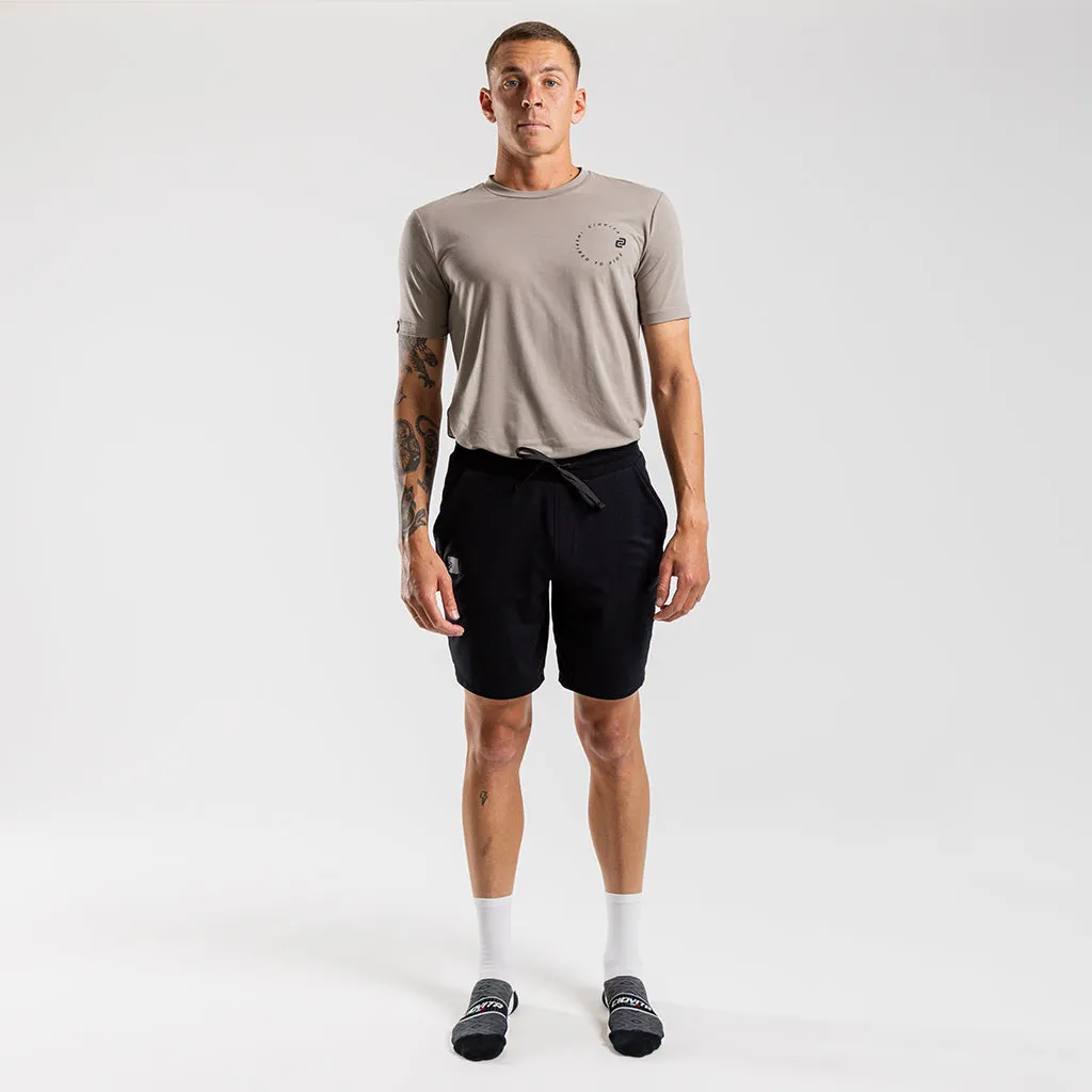 Men's Fleece Shorts (Black)