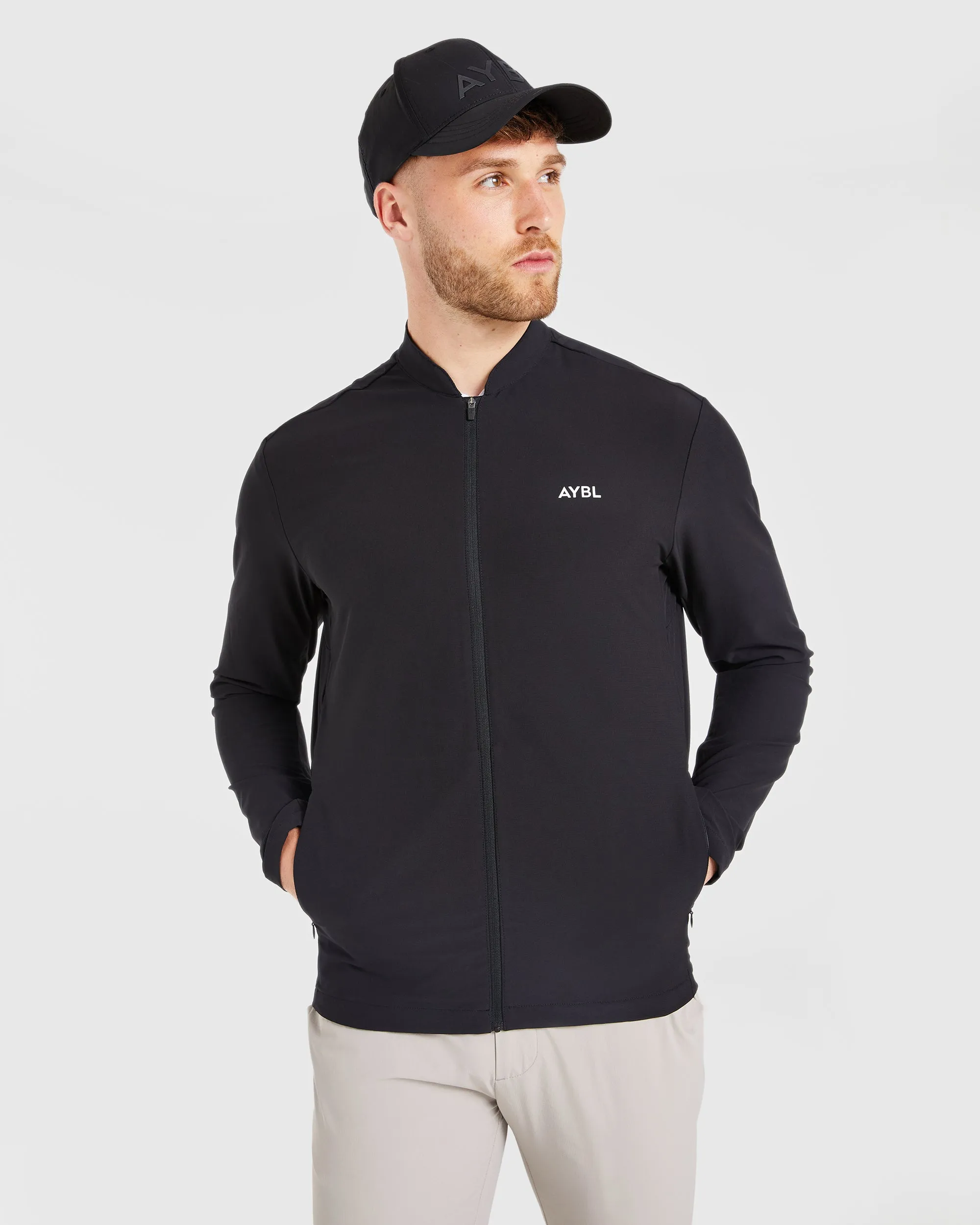 Performance Lightweight Windbreaker - Black