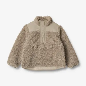 Pile Anorak Ruko - beige stone