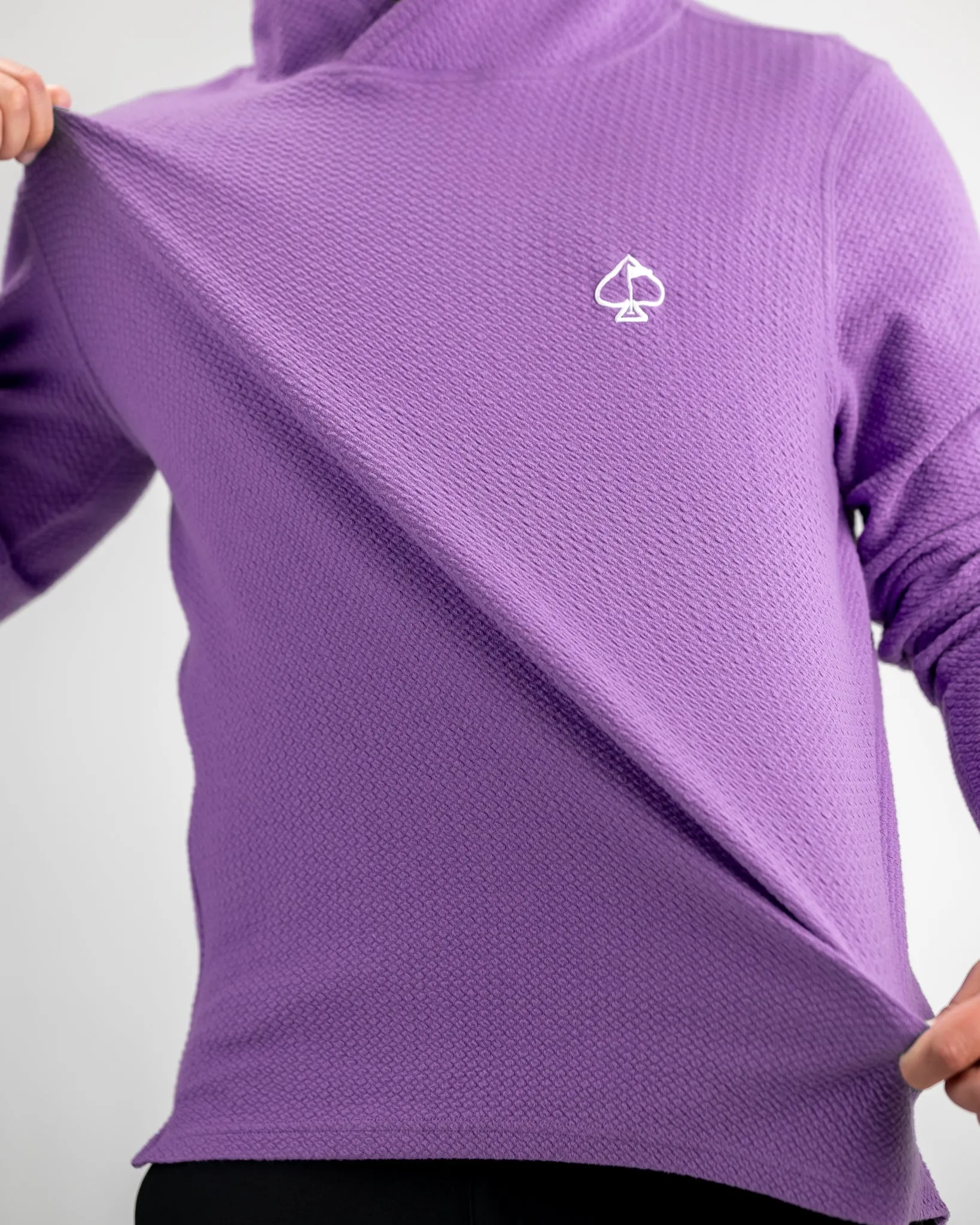 Player Preferred™ Waffle Knit Hoodie - Grape