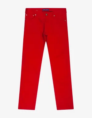 Red Slim Fit Jeans -