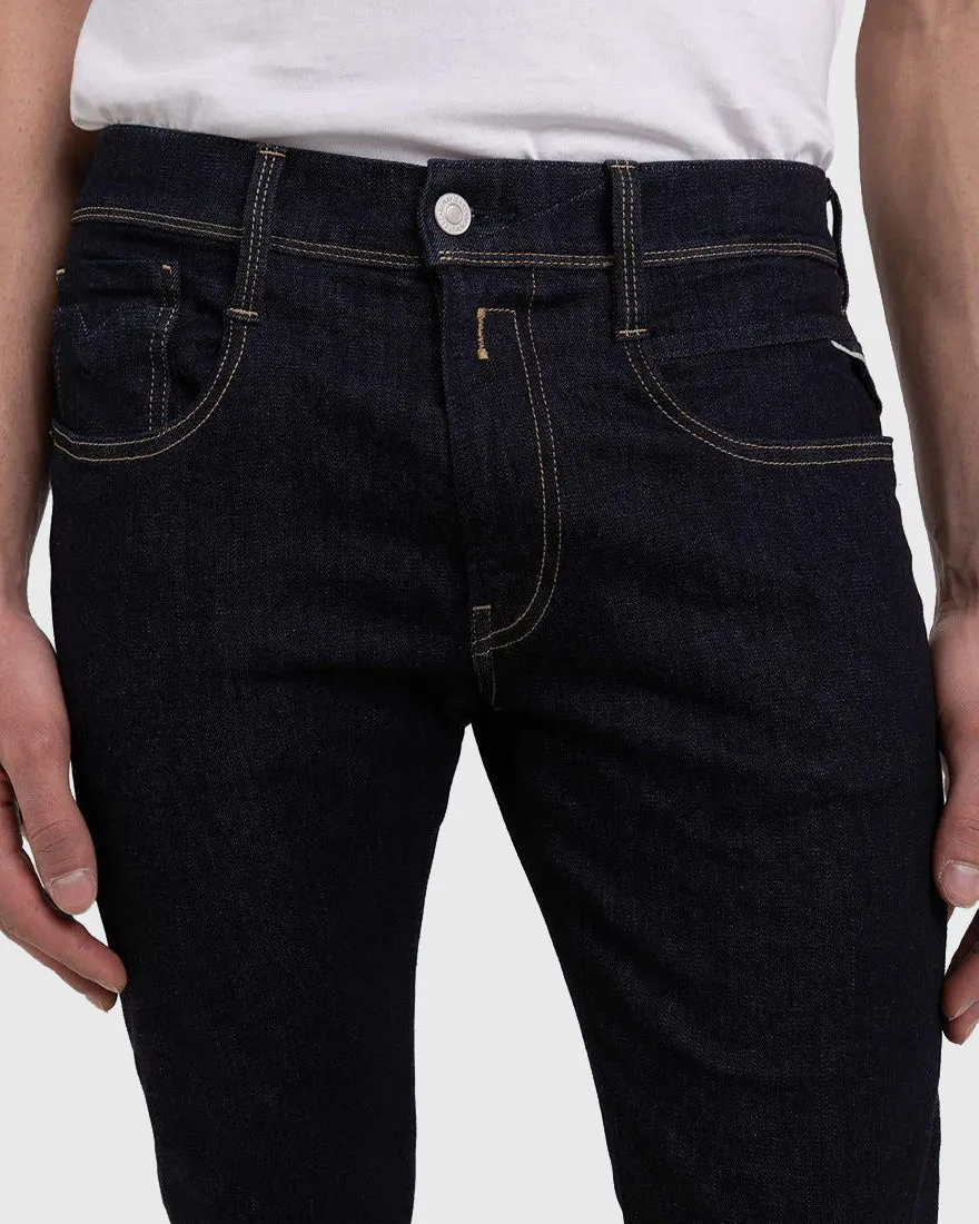 REPLAY RF13661M914Y DK-BLUE ANBASS HYPERFLEX JEANS