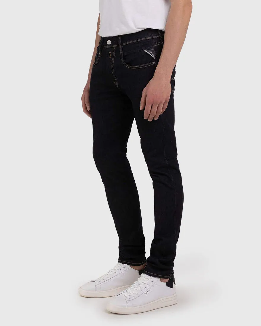 REPLAY RF13661M914Y DK-BLUE ANBASS HYPERFLEX JEANS