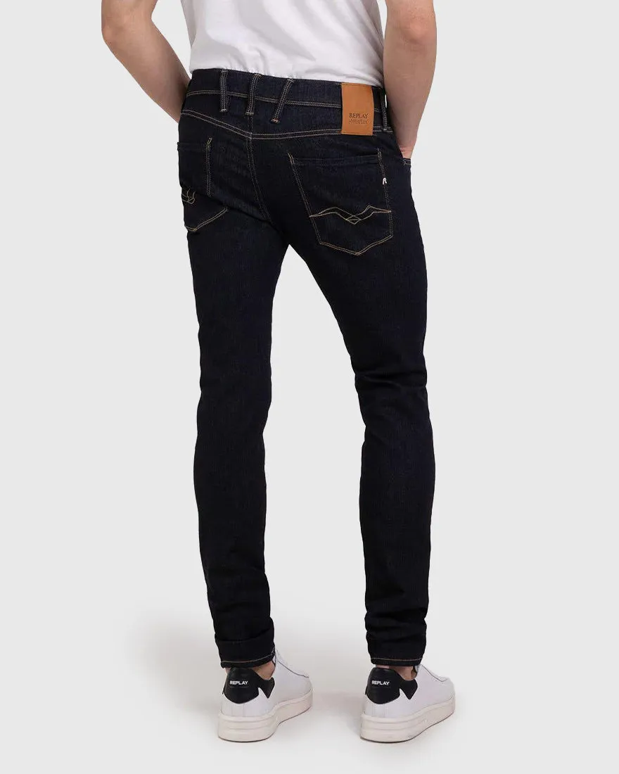 REPLAY RF13661M914Y DK-BLUE ANBASS HYPERFLEX JEANS