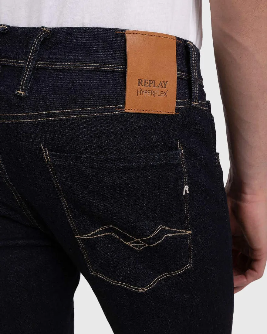 REPLAY RF13661M914Y DK-BLUE ANBASS HYPERFLEX JEANS