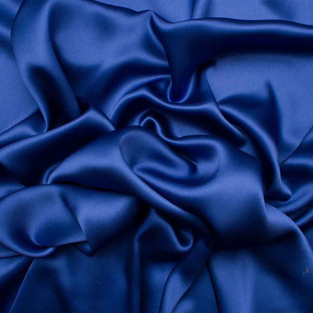 Royal Blue Silk Satin