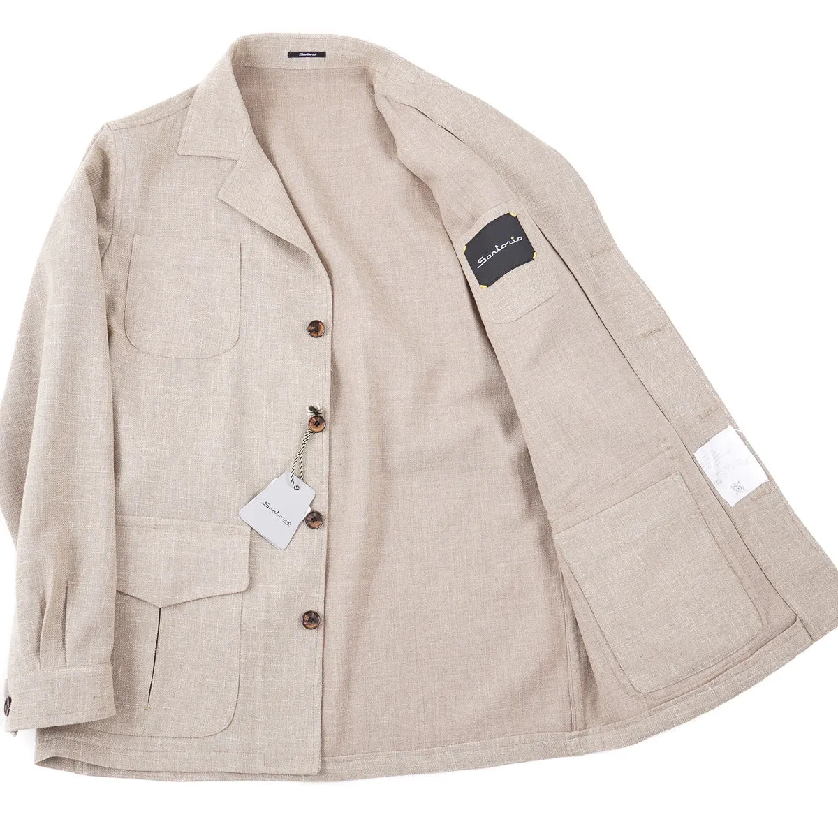 Sartorio Lightweight Wool-Blend Field Jacket