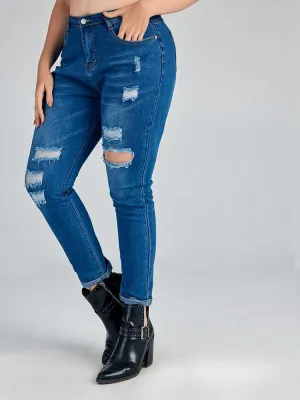 Slim Fit Ripped Jeans