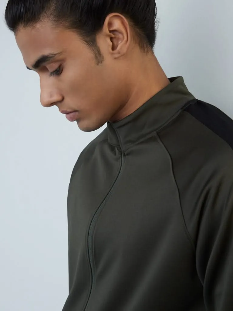 Studiofit Olive Slim-Fit Jacket