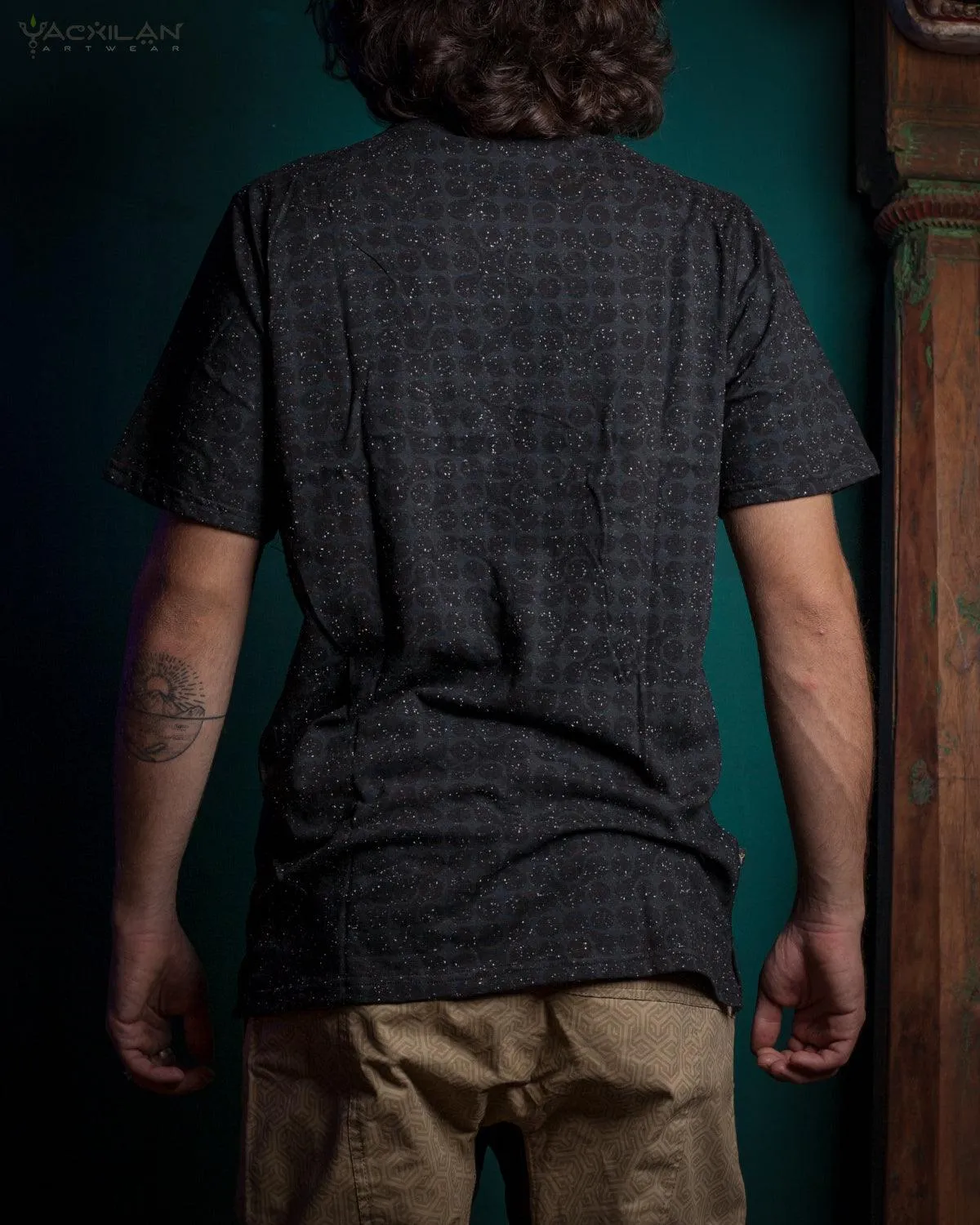 T-Shirt Men / Cotton Slub - Black TETRIS