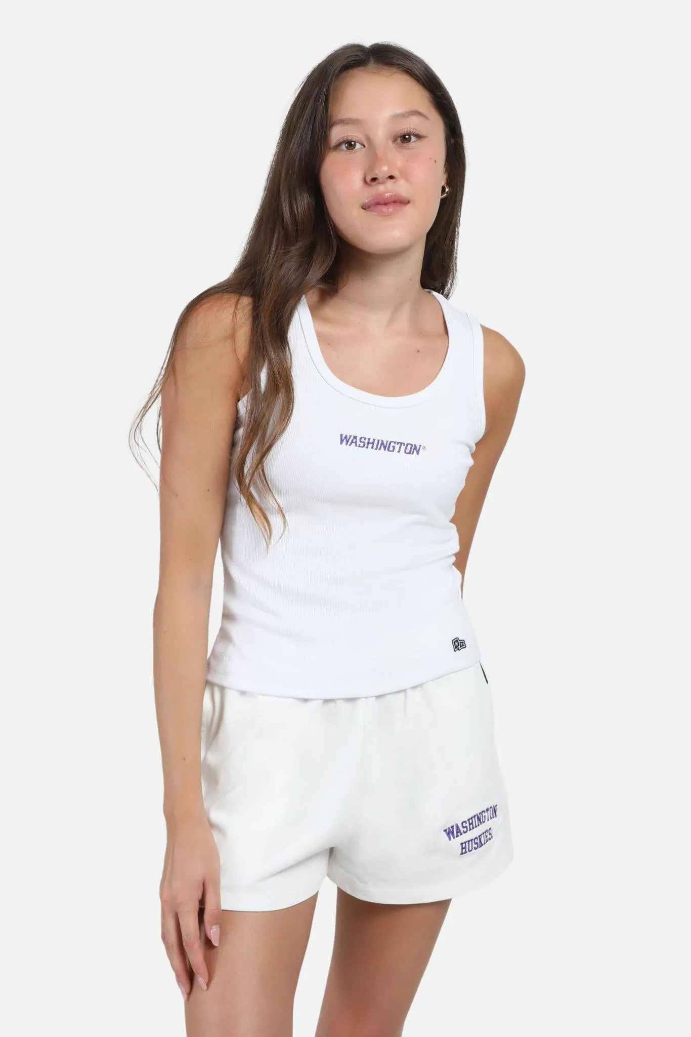 Washington Huskies Women's White Track Shorts