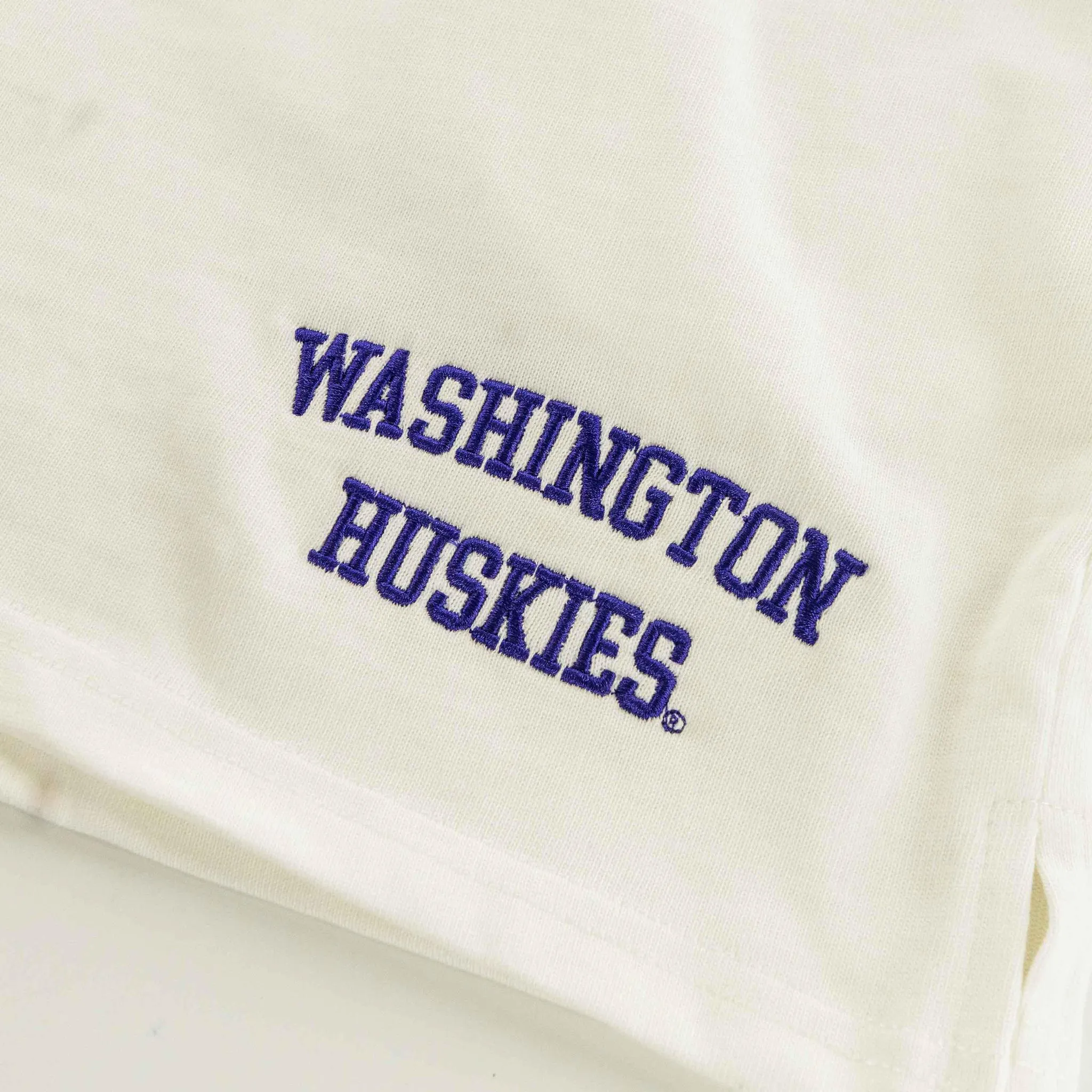 Washington Huskies Women's White Track Shorts