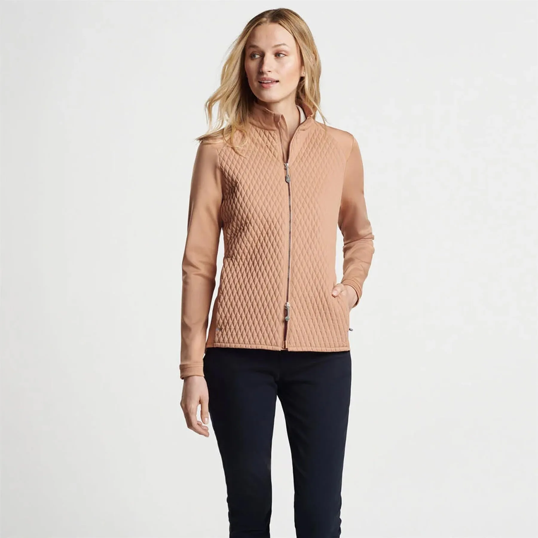 Womens Merge Hybrid Jacket Camel - AW24